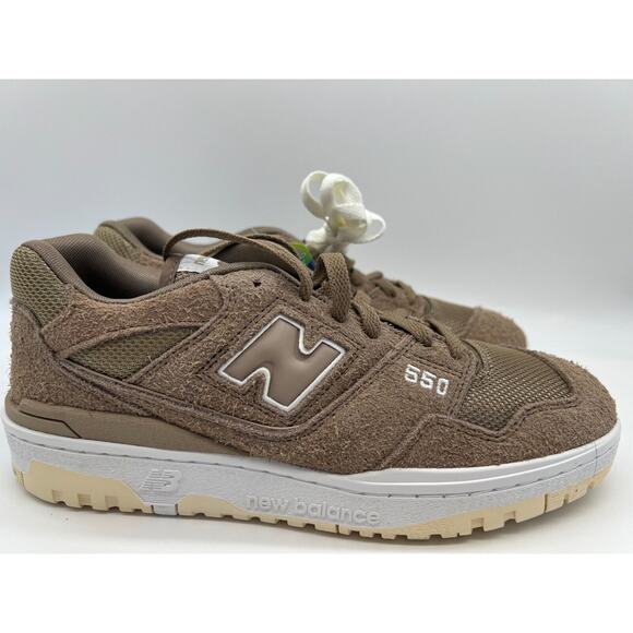 New Balance 550 Suede Mushroom BB550PHA Sneakers Men's Size 8.5 - Picture 12 of 12